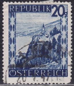 Austria 464 Lake Constance 20g 1946