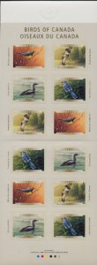 Canada 1846c Booklet BK225b MNH Birds