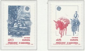 SPANISH ANDORRA EUROPE CEPT 1988 MNH** A28P22F28040-