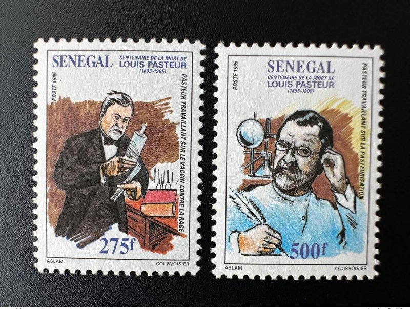 Senegal 1995 Mi. 1375 - 1376 100 Years Death Louis Pasteur 1895 Health Health Vaccine-