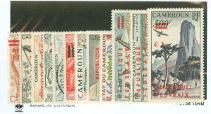 Cameroun #343/351/C38-C40  Single (Complete Set)