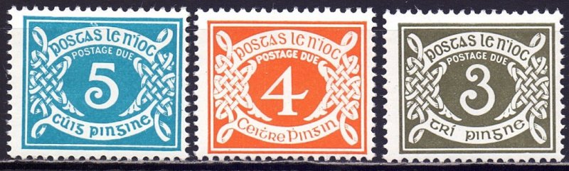 Ireland. 1978. 22-24. postage due. MNH.