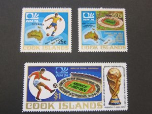 Cook Islands 1974 Sc 403-405 set MNH