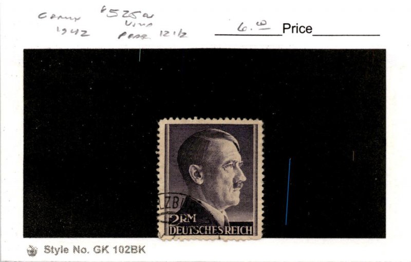 Germany, Postage Stamp, #525a Used, 1942 World War 2, Hitler (AD)