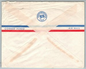 1952 TRINIDAD & TOBAGO Air Mail Cover -Port Of Spain to Hewlett, New York USA R7 