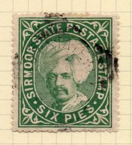 Indian States Sirmoor 1885-96 Early Issue Fine Used 6p. 194723