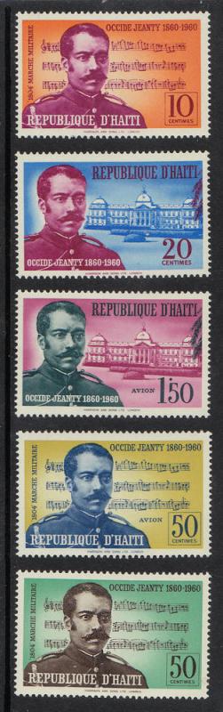 Haiti Scott #466-468 & C166-167 MNH