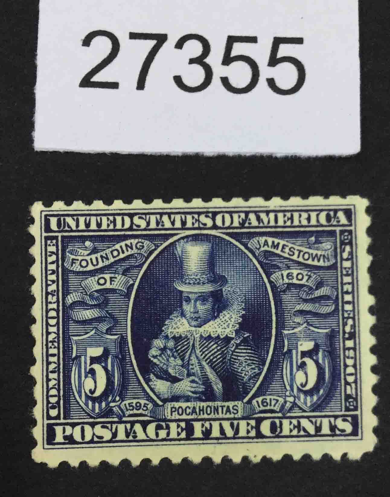 US Stamps 330 Mint OG H LOT 27355 United States, General Issue