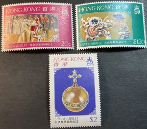 HONG KONG # 335-337--MINT/NEVER HINGED---COMPLETE SET---1977