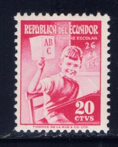 Ecuador RA73 Hinged 1954 Postal Tax issue