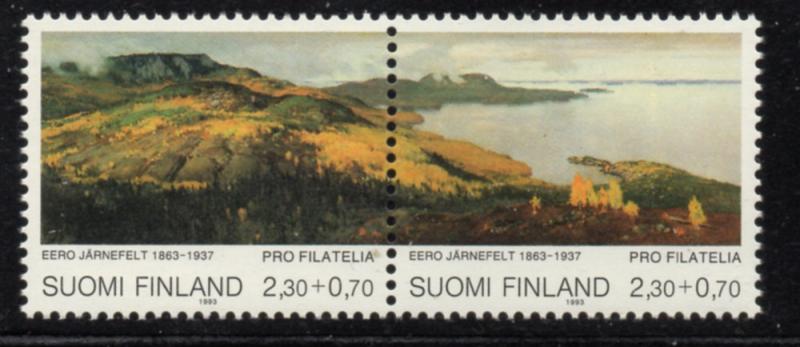 Finland Sc B248 1993 Paintings stamp set mint NH