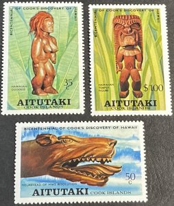 AITUTAKI # 160-162--MINT NEVER/HINGED---COMPLETE SET---1978