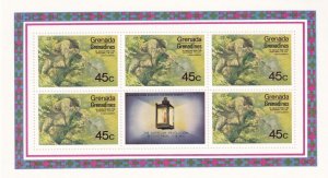 SA17b Grenada Grenadines 1975 Bicentenary of American Revolution '76 mint S/S