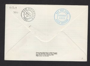 GB 1972  RAFES flown commemorative cover - Netherlands to UK, signed