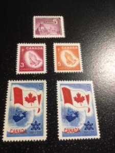 Canada sc 450-453a MNH