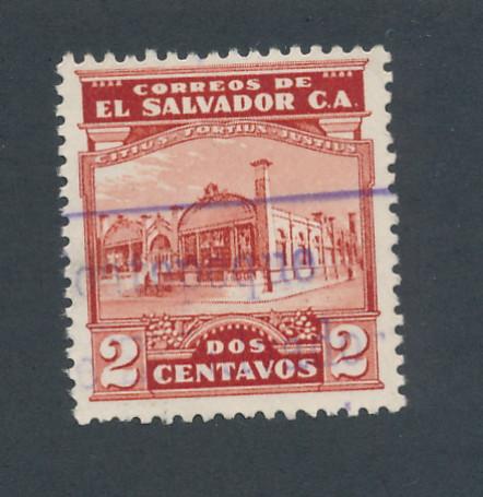 El Salvador 1924 Scott 496 used - 2c, National Gymnasium