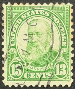 USA, 1931, SC# 694, Benjamin Harrison, Used, F