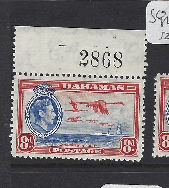 BAHAMAS  (P2407BB)  KGVI  8D BIRD  SG 160 SHEET NUMBER COPY   MNH