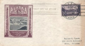 800 3c ALASKA - Ioor cachet #45a