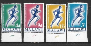 Malawi 132-35 Commonwealth Games set MNH (lib)