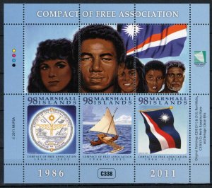 ZAYIX Marshall Islands 1011 MNH Marshall Islands Flag Sailing Ship  090223SM63M