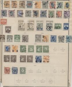 Early DENMARK & DANISH WEST INDIES on album pages, used, Scott $6,092.00
