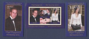 PENRHYN   - Scott 479 / / 482 -  MNH S/S  - Prince William & Kate Wedding - 2011