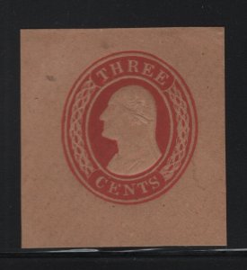 U10 XF unused cut square with nice color cv $ 20 ! see pic !