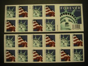 Scott 4562b, Forever Liberty & Flag, Pane of 20, #S11111, MNH Booklet Beauty