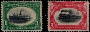 US #294-295 UNUSED FINE CV $31.00