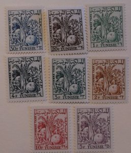 Tunisia J33-40 Full Set  MNH Cat $7.95