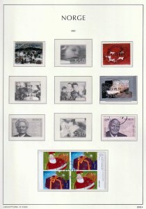 NORWAY 2003/4 Used+Sheets on Pages  (Aprx 50+Items)GOY 93 