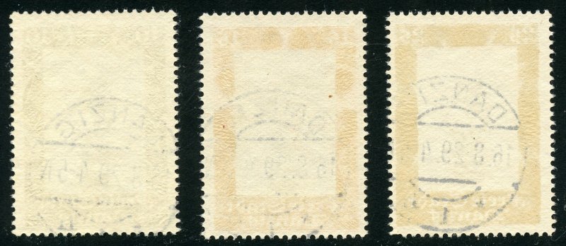 Danzig Scott B6-B7,B8b UNH - 1929 Danzig Philatelic Exhibition Set - SCV $228.20