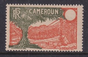 Cameroun, Scott 207 var (Yvert 129b), MHR (minute thin), Value Omitted, Calves