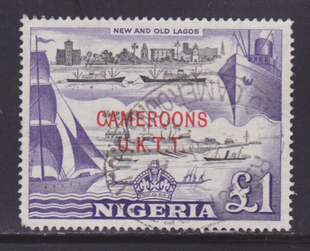 Cameroons 77 VF-used light cancel nice color scv $ 28 ! see pic !