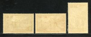 FRANCE - Scott #B60-B62, Unused, Original gum, Cat. $4.80