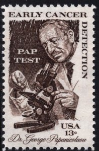 SC#1754 13¢ G. Papanicolaou Single (1978) MNH