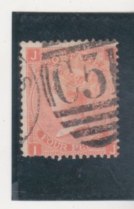 Great Britain Scott # 43 Used Abroad In St Thomas BWI C51 Plate 13