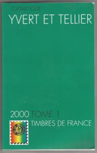 2000 edition of FRANCE catalogue by Yvert & Tellier
