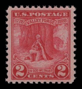 Scott #645 MNH OG 2c Washington At Valley Forge eGraded W/Certificate Gem 100