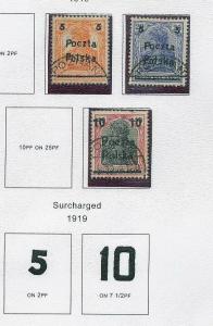 POLAND 1919/30s M&U Collection (Apprx 180 Items) Ref DD523