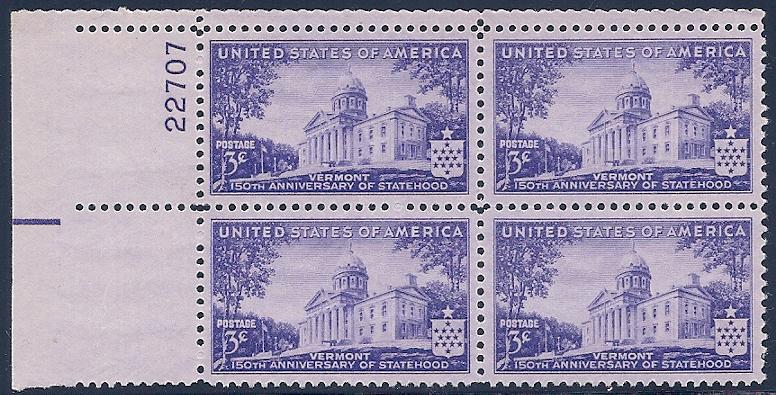 MALACK 903 F-VF OG NH (or better) Plate Block of 4 (..MORE.. pbs903