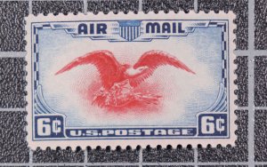 Scott C23 - 6 Cents Eagle - MNH - PSE Cert Grade 80 - SCV - $15.00