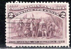 United States Scott # 231, used