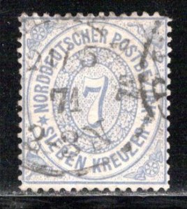 German States North German Confederation Scott # 22, used