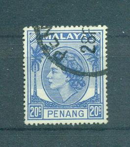 Malaya - Penang sc# 37 used cat value $.25