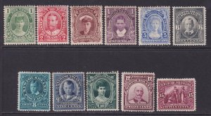 Newfoundland, Scott 104-114 (SG 117-127), MLH/HR