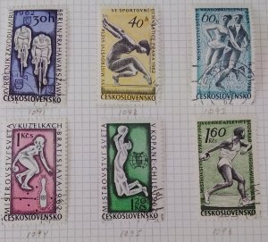 Sports, complete set of 6, 1962