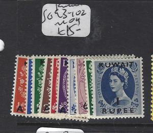 KUWAIT  (P0502BB)  ON GB  QEII SG 93-102  MOG