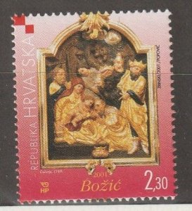 Croatia 2001 Adoration of the Magi, MNH,  Scott No(s). 470